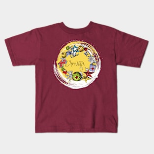 Merry Christmas Wreath element Kids T-Shirt